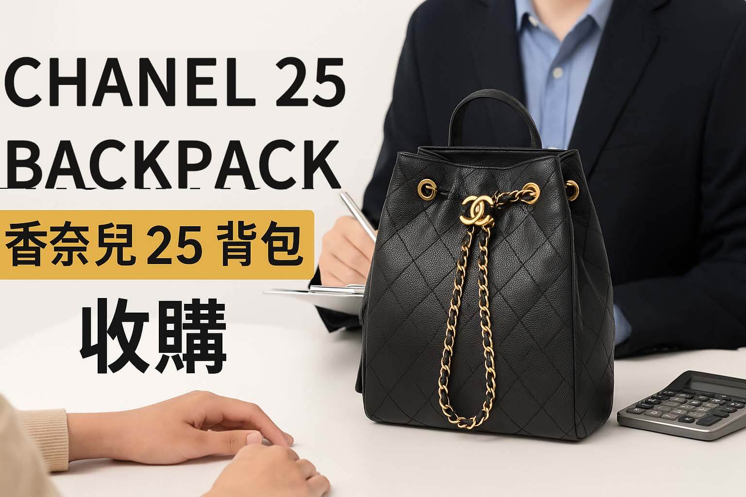 青蘋果3C 收購 Chanel 25 Backpack｜現場估價＋現金付款